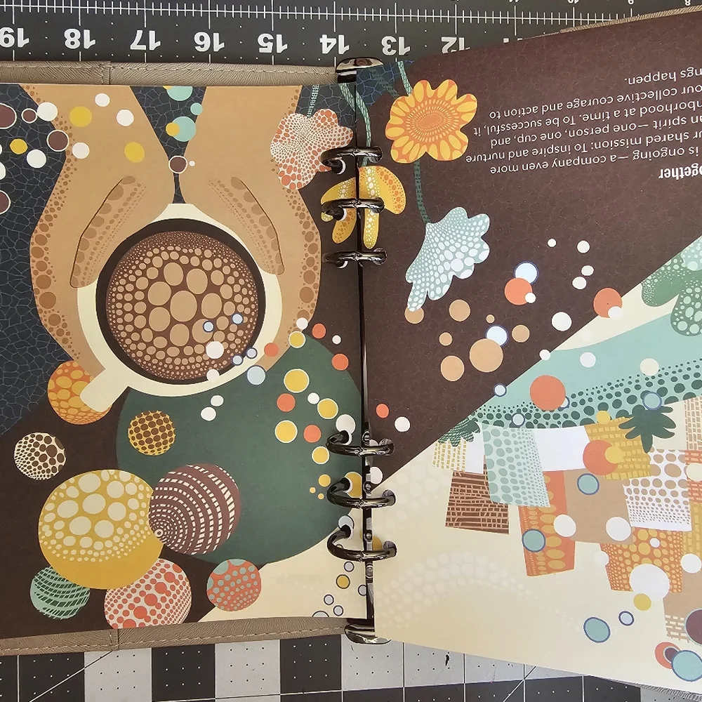 Starbucks Rose Gold Planner